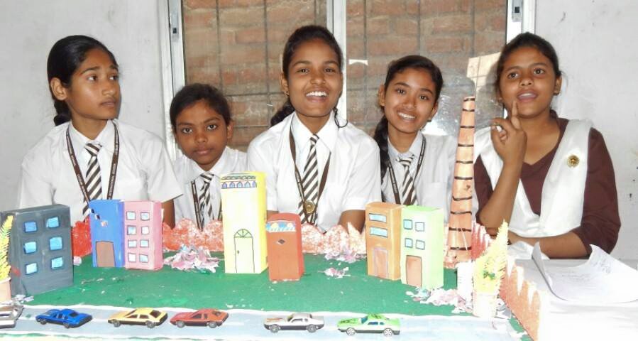 art work session front view lyceum international academy cbse muzaffarpur bihar india 