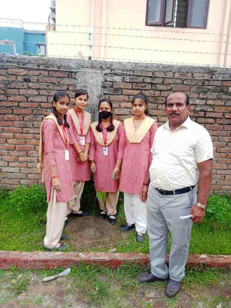 Planting of trees conducted by our seniour students on 28-July-2022 on the eve of World Nature Conservation Day OR <strong>HARIYAL AMAWASYA</strong>